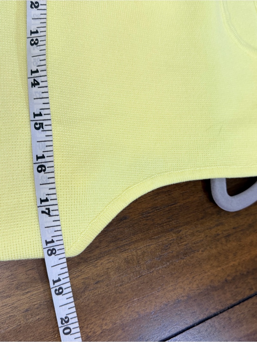 MILK & HONEY Lemon Yellow Peplum Knit Vest Top Sleeveless Gold Button NWOT Large - Picture 4 of 6
